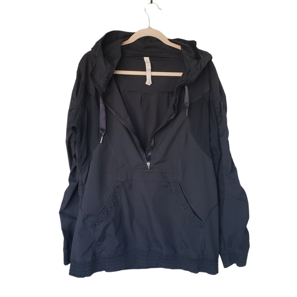 RARE Lululemon Leader Of The Track 1/2 Zip Pullover Hoodied Windbreaker Jacket - Picture 2 of 10